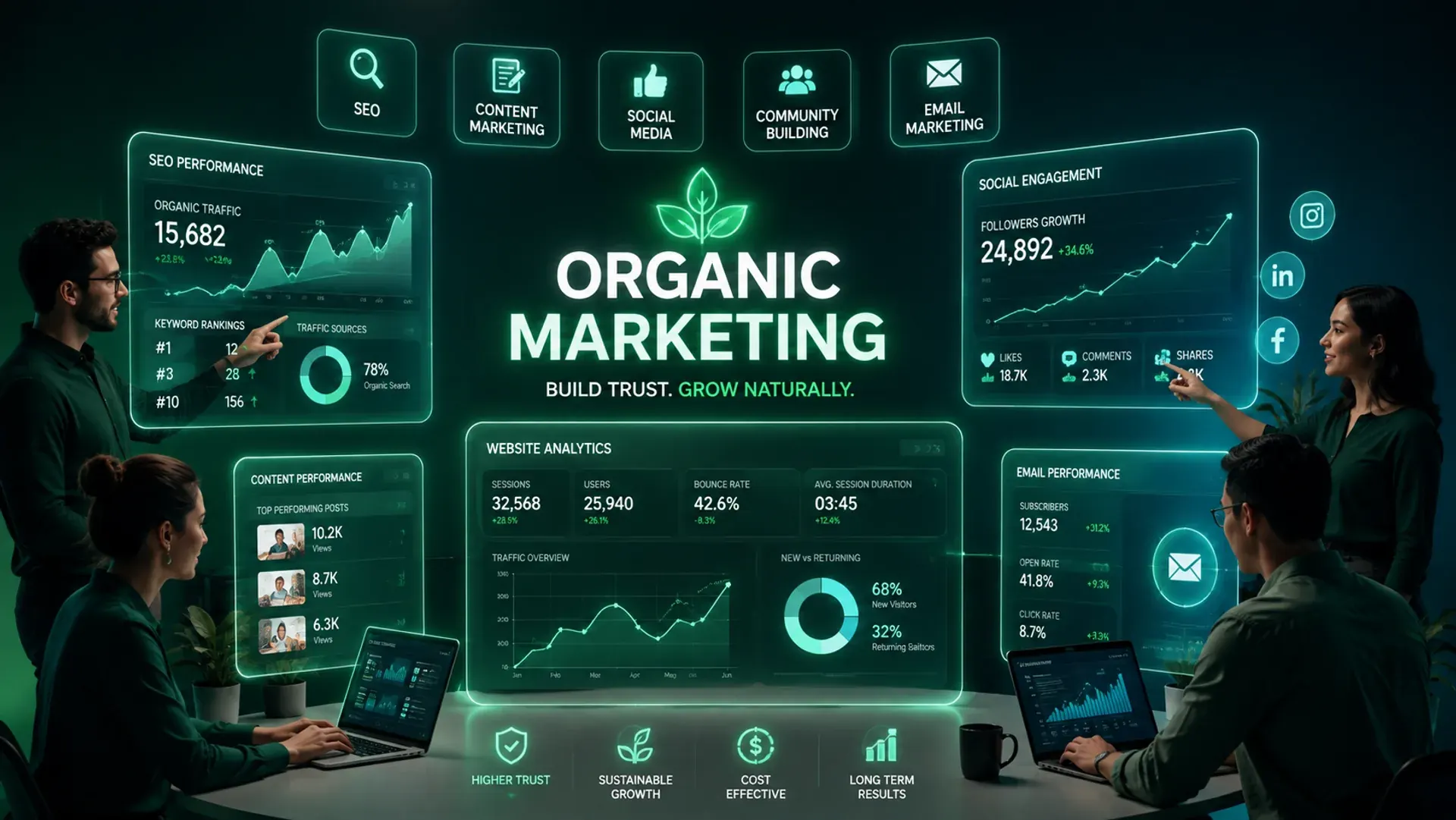 P2PClouds Organic Marketing Service in Lahore